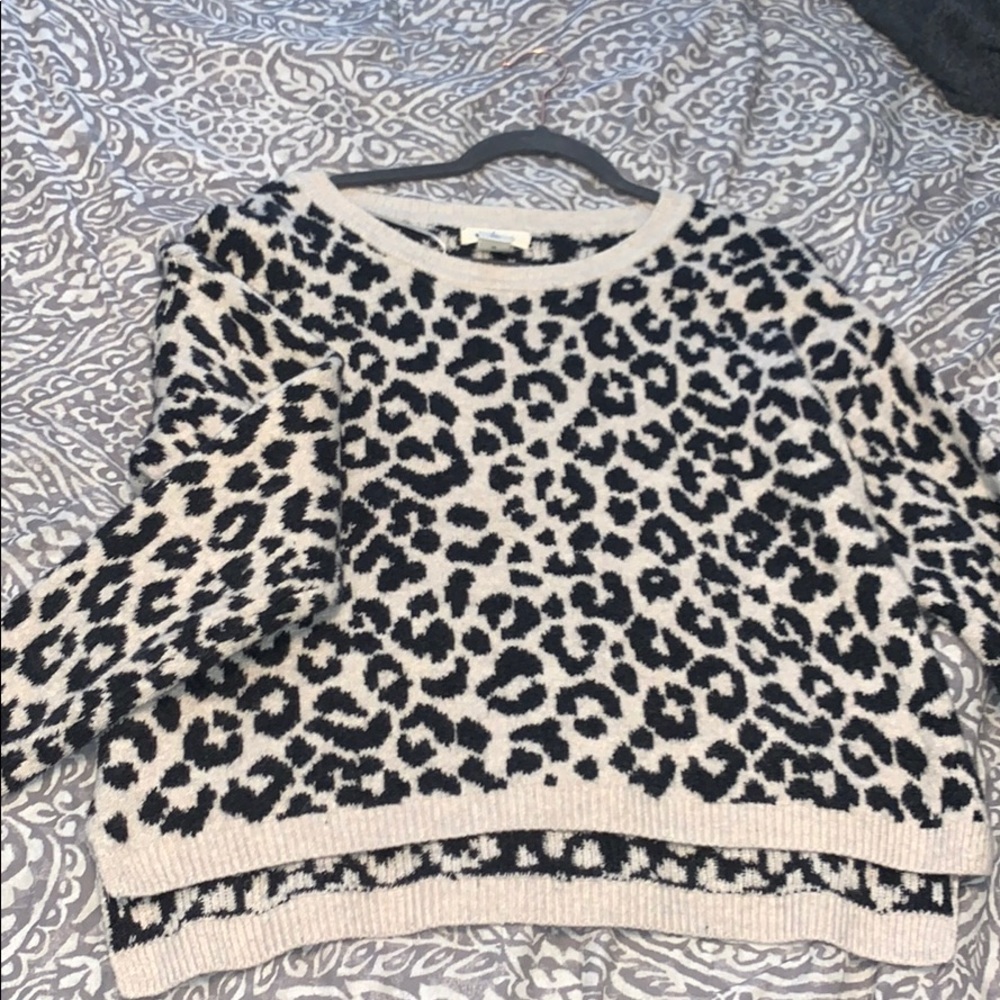 Cheetah Print Sweater
